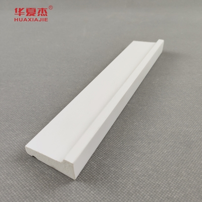 1" x 4" perfil impermeável da guarnição do PVC da prancha da guarnição para o interior, nenhum entortamento