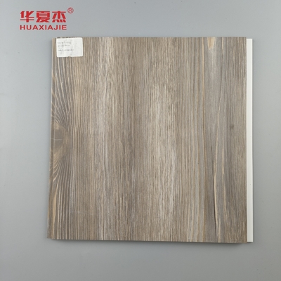 Fabrica Venda Direta Painel de Parede de PVC Grãos de Madeira Laminados Decoração de PVC Painel de Tecto Residencial / Escritório