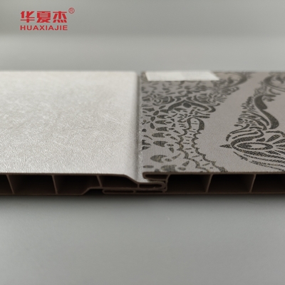 Painel de parede de PVC de design de luxo laminado com 60% de conteúdo de PVC