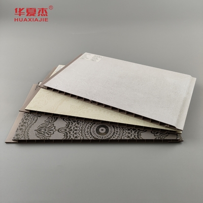 Painel de parede de PVC de design de luxo laminado com 60% de conteúdo de PVC