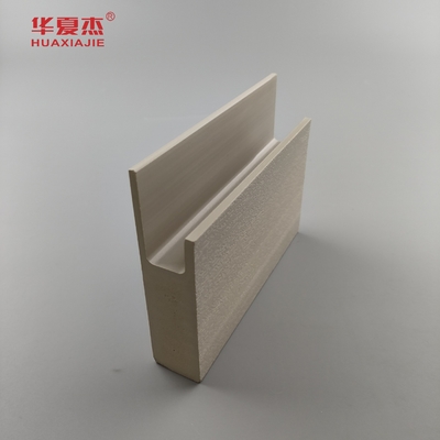 Alta Qualidade Wpc Flat Casing J Canal Madeira Grão Wpc Door Frame And Jamb Interior Home Decoração