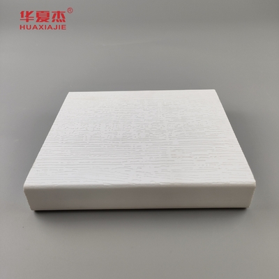 Venda a quente Trim Plank Vinyl branco 5/4IN*6IN*12FT Pvc Plank de moldagem de padrão de madeira