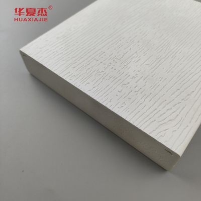 Venda a quente Trim Plank Vinyl branco 5/4IN*6IN*12FT Pvc Plank de moldagem de padrão de madeira