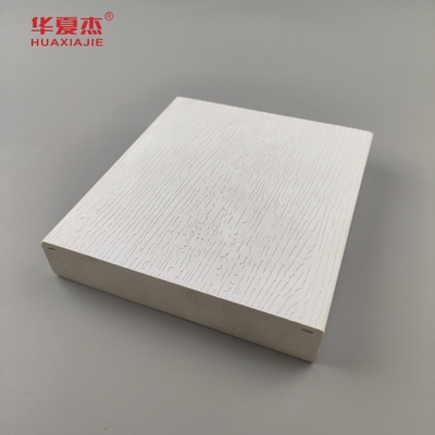 Venda a quente Trim Plank Vinyl branco 5/4IN*6IN*12FT Pvc Plank de moldagem de padrão de madeira