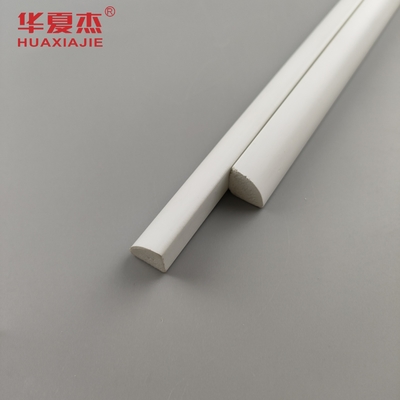 Venda Quente Moldes de PVC 1/2' Quarter Round Vinil Branco 12' Profil Impermeável PVC Decoração Interior