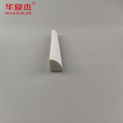 Venda Quente Moldes de PVC 1/2' Quarter Round Vinil Branco 12' Profil Impermeável PVC Decoração Interior