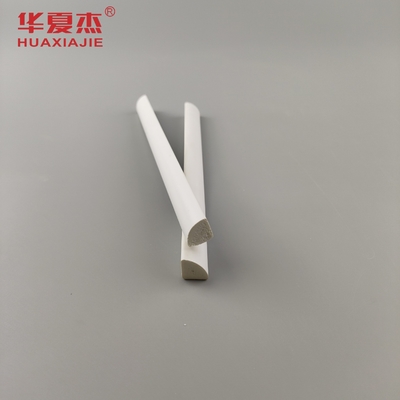 Venda Quente Moldes de PVC 1/2' Quarter Round Vinil Branco 12' Profil Impermeável PVC Decoração Interior