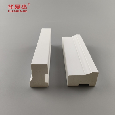 Preço de custo wpc Brickmold 2'' grãos de madeira pvc moldura de armação de porta impermeável decoração para casa/escritório