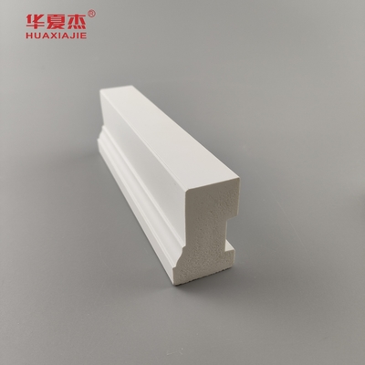 Preço de custo wpc Brickmold 2'' grãos de madeira pvc moldura de armação de porta impermeável decoração para casa/escritório