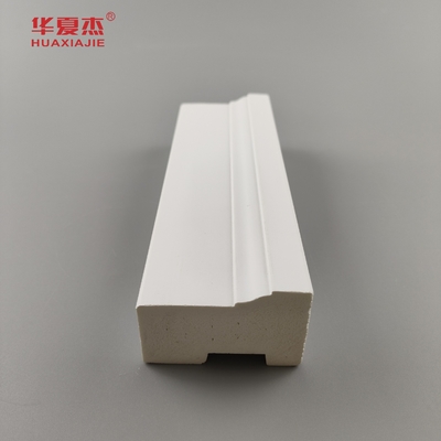 Preço de custo wpc Brickmold 2'' grãos de madeira pvc moldura de armação de porta impermeável decoração para casa/escritório