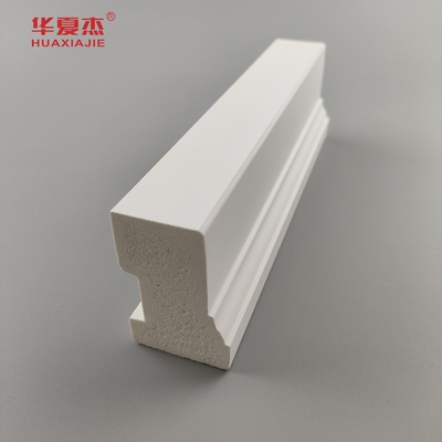 Preço de custo wpc Brickmold 2'' grãos de madeira pvc moldura de armação de porta impermeável decoração para casa/escritório