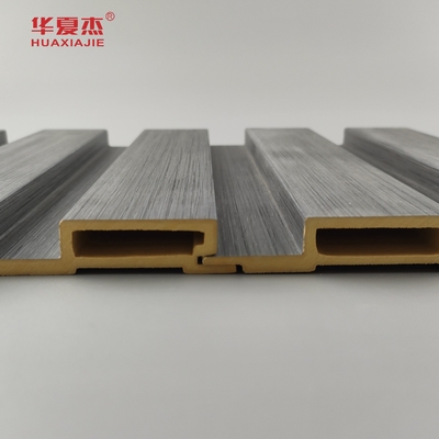 Novo Produto Wpc Painel de parede laminado de grãos de madeira Wpc painéis instalar facilmente decoração de parede interior