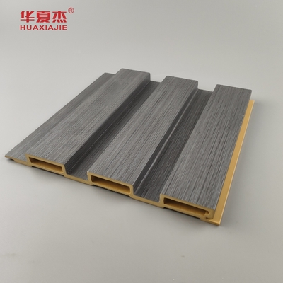 Novo Produto Wpc Painel de parede laminado de grãos de madeira Wpc painéis instalar facilmente decoração de parede interior