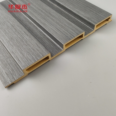 Novo Produto Wpc Painel de parede laminado de grãos de madeira Wpc painéis instalar facilmente decoração de parede interior