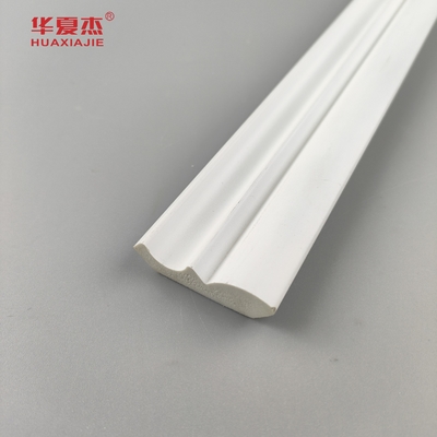 Alta qualidade 25/64 x1-39/64 moldes de pvc de coroa perfil de pvc à prova d'água branco decoração de edifícios interiores