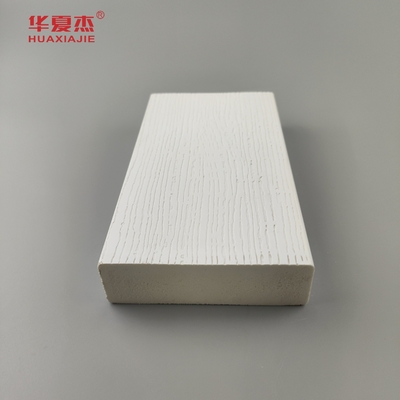 Produto de venda a retalho de placas de acabamento de vinil branco 5/4inx4inx12ft de espuma de pvc ecológico para decoração residencial