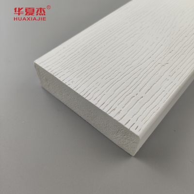 Produto de venda a retalho de placas de acabamento de vinil branco 5/4inx4inx12ft de espuma de pvc ecológico para decoração residencial