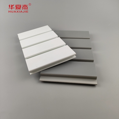 Gráfico de painéis de parede de lajes de PVC painéis de garagem brancos e cinzentos decoração de parede impermeável
