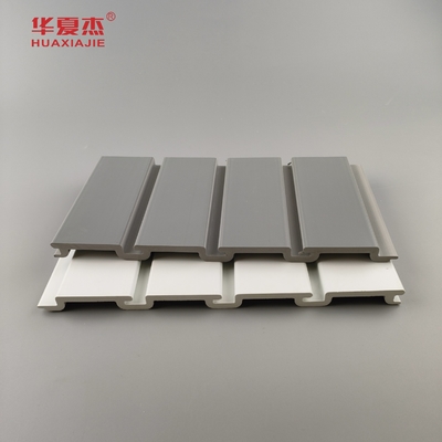 Gráfico de painéis de parede de lajes de PVC painéis de garagem brancos e cinzentos decoração de parede impermeável
