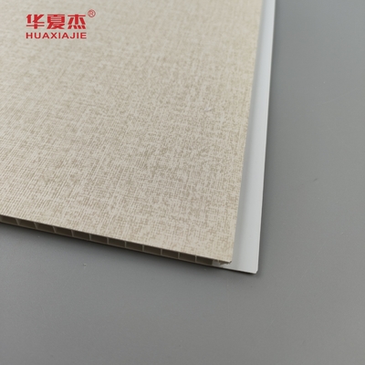 Novo design laminado 250x5mm painel de parede de pvc painéis de tecto de grãos de madeira decoração interior e exterior