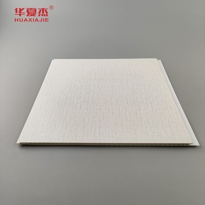 Vendas de fábrica de painéis de parede interiores de pvc estampado a quente grãos de madeira pvc tecto material de construção à prova de umidade