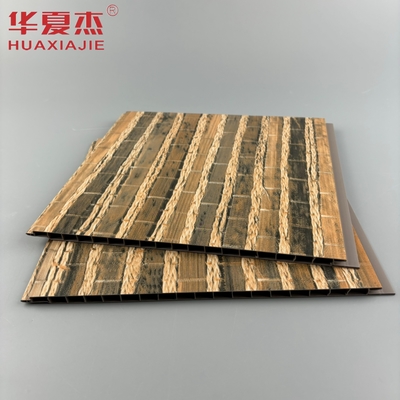 Design clássico de alta qualidade Superfície laminada de parede ecológica Painéis de PVC Decoração para casa / escritório