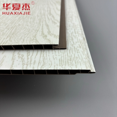 Best seller painel de parede de PVC branco laminado painel de decoração de tecto de PVC de grãos de madeira simulado para apartamento
