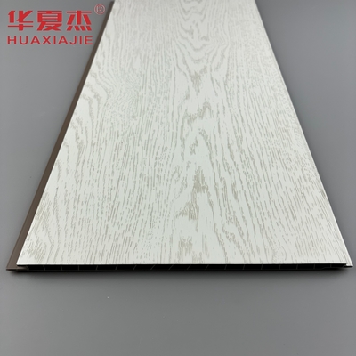 Best seller painel de parede de PVC branco laminado painel de decoração de tecto de PVC de grãos de madeira simulado para apartamento