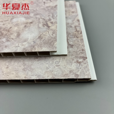 Painel de parede pvc de estampação a quente perolado durável, de decoração de mármore, para decoração residencial de parede pvc