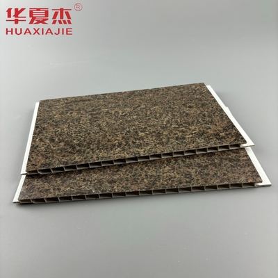 Gráfico de painéis de parede de pedra de PVC estampados a quente painéis de tecto de PVC para decoração interior e exterior de casas