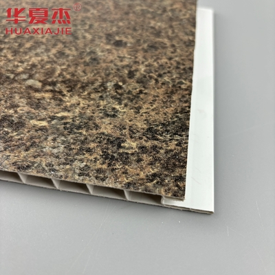Gráfico de painéis de parede de pedra de PVC estampados a quente painéis de tecto de PVC para decoração interior e exterior de casas