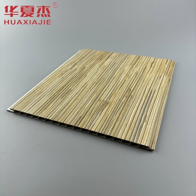 Moderno Design Grãos de madeira Pvc Painel de parede Laminado superfície Painel de teto Decoração para o interior e exterior da casa