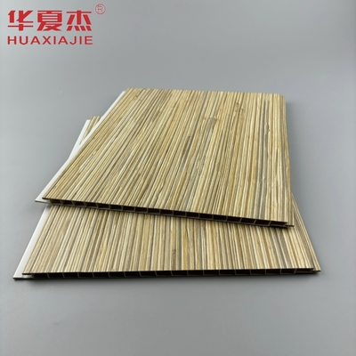 Moderno Design Grãos de madeira Pvc Painel de parede Laminado superfície Painel de teto Decoração para o interior e exterior da casa