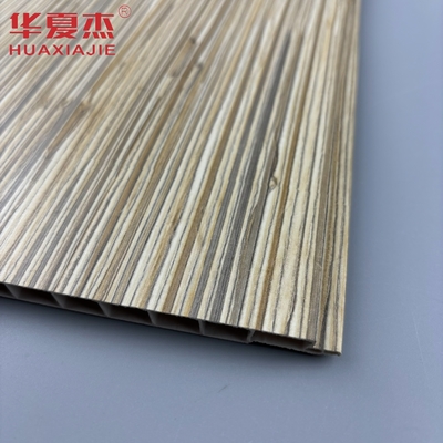 Moderno Design Grãos de madeira Pvc Painel de parede Laminado superfície Painel de teto Decoração para o interior e exterior da casa