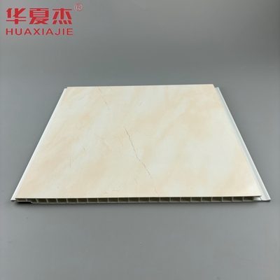 Impressão por grosso de folhas de mármore de pvc de alto brilho, painéis de parede e de teto de pvc amarelo, para decoração interna