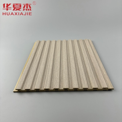 Painel de parede wpc de grãos de madeira mais vendidos painel de parede pvc flutuado painel de parede wpc à prova d'água para decoração de interiores