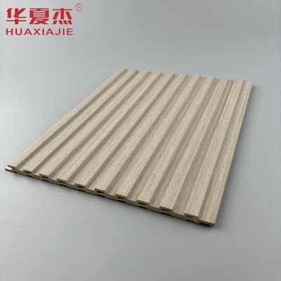 Painel de parede wpc de grãos de madeira mais vendidos painel de parede pvc flutuado painel de parede wpc à prova d'água para decoração de interiores