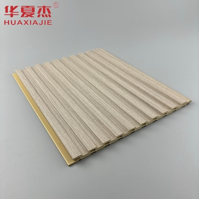 Painel de parede wpc de grãos de madeira mais vendidos painel de parede pvc flutuado painel de parede wpc à prova d'água para decoração de interiores