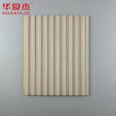Painel de parede wpc de grãos de madeira mais vendidos painel de parede pvc flutuado painel de parede wpc à prova d'água para decoração de interiores