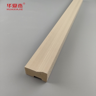Custo Preço 50mm 76mm Wpc Brickmold Wpc Quadro de porta Grãos de madeira Decoração exterior