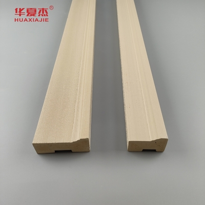 Custo Preço 50mm 76mm Wpc Brickmold Wpc Quadro de porta Grãos de madeira Decoração exterior
