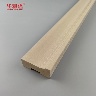 Custo Preço 50mm 76mm Wpc Brickmold Wpc Quadro de porta Grãos de madeira Decoração exterior