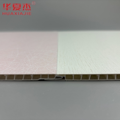 Estampagem a Quente Loja Rosa Painel de Parede de PVC Superfície de Alto Brilho Painel de Tecto de PVC Decoração Interior Hotel