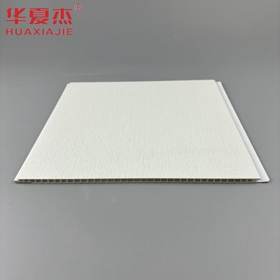 Placa de base branca com padrão metálico prateado painel de parede de PVC Decoração de teto painéis de PVC para apartamento