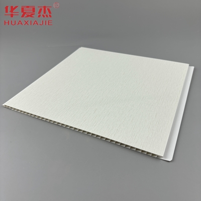 Placa de base branca com padrão metálico prateado painel de parede de PVC Decoração de teto painéis de PVC para apartamento