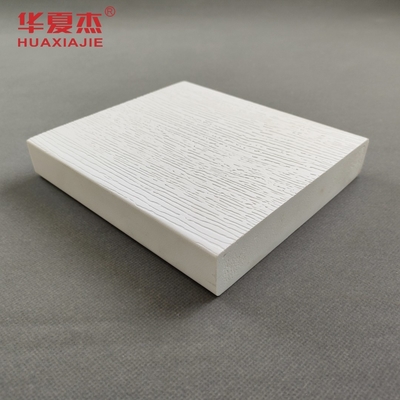Modelagem de madeira PVC Planca de cor branca Pvc moldagem para decoração de edifícios