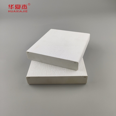 Modelagem de madeira PVC Planca de cor branca Pvc moldagem para decoração de edifícios