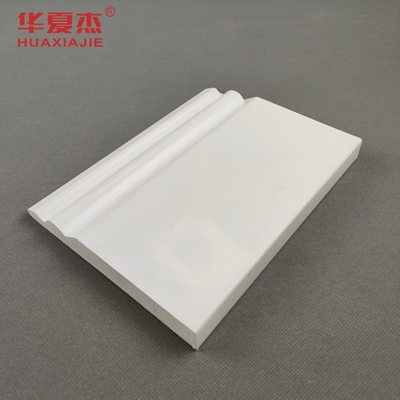150x20mm Pvc Trim Board White Design Pvc Skirting Pvc Baseboard Decoração interior