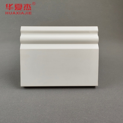 150x20mm Pvc Trim Board White Design Pvc Skirting Pvc Baseboard Decoração interior