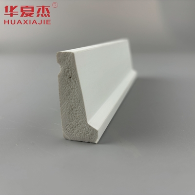 Moagem de PVC resistente à água moldura de telhas de vinil branco 12ft moldura de PVC decoração interior